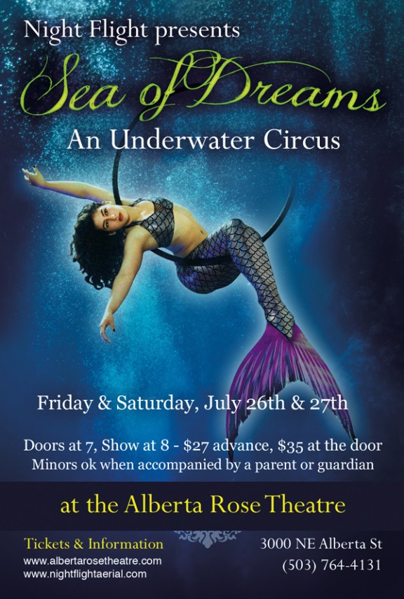 'Sea of Dreams' Mermaid Poster